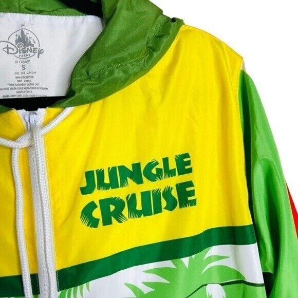 DISNEY Parks Magic Kingdom Jungle Cruise Windbreaker Jacket Adult Size Small - Picture 6 of 11